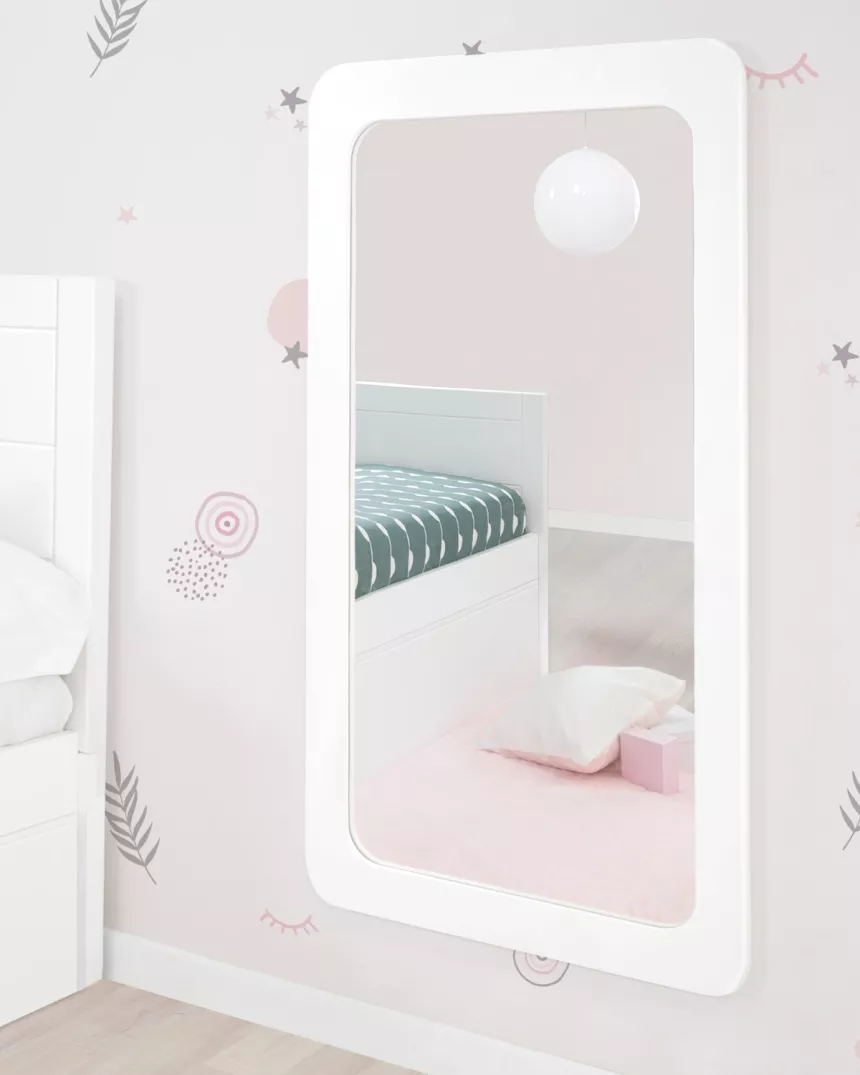 Specchio Montessori bianco - Consegna gratuita
