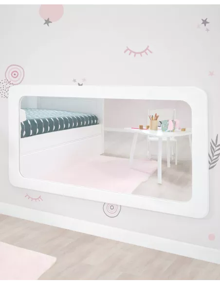 Specchio Montessori bianco - Consegna gratuita