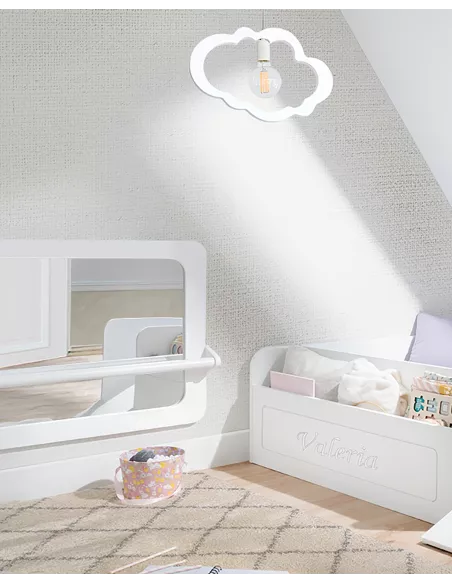 Specchio Montessori bianco - Consegna gratuita