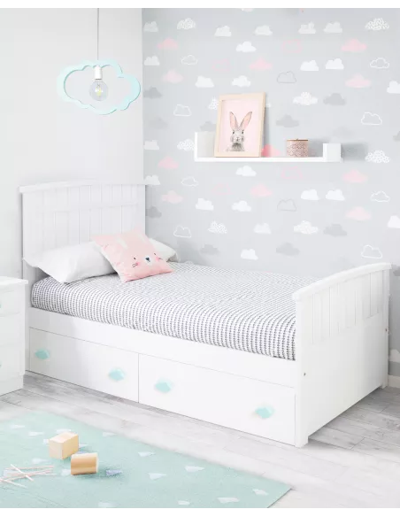 Letto con cassetti Curvo II - Consegna gratuita