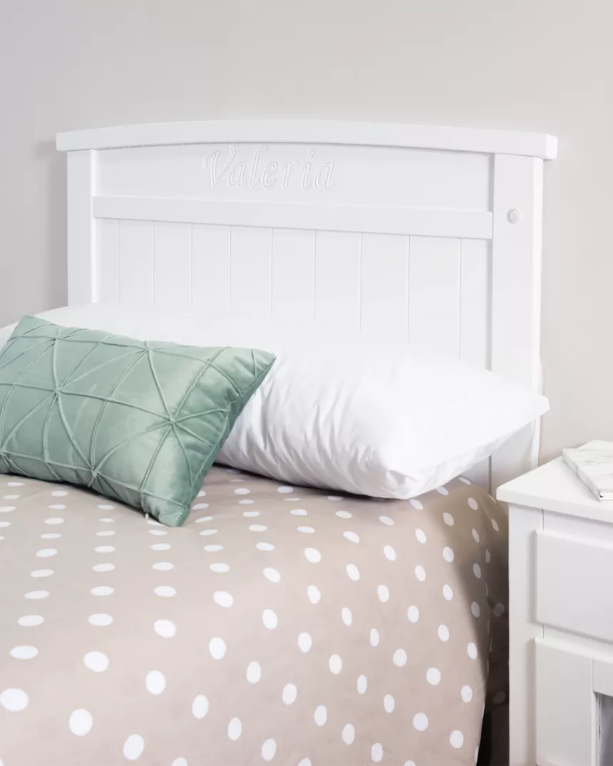 Testiera per bambini Curvo. Nome personalizzato - Consegna gratuita