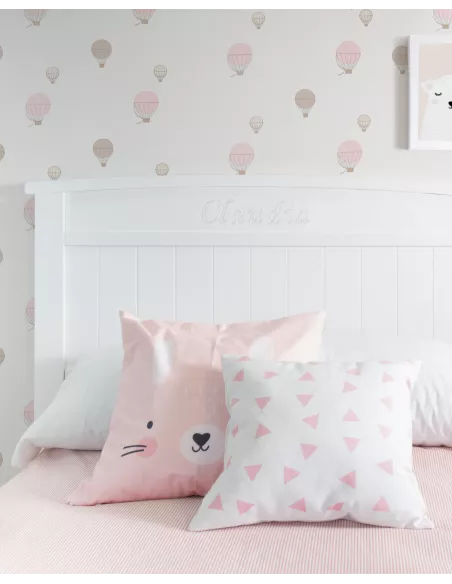 Testiera per bambini Curvo. Nome personalizzato - Consegna gratuita