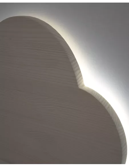 Testiera Nuvola luminosa Legno Naturale-Consegna Gratuita