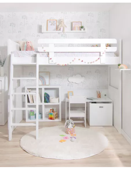 Letto a soppalco Lineare - Consegna gratuita