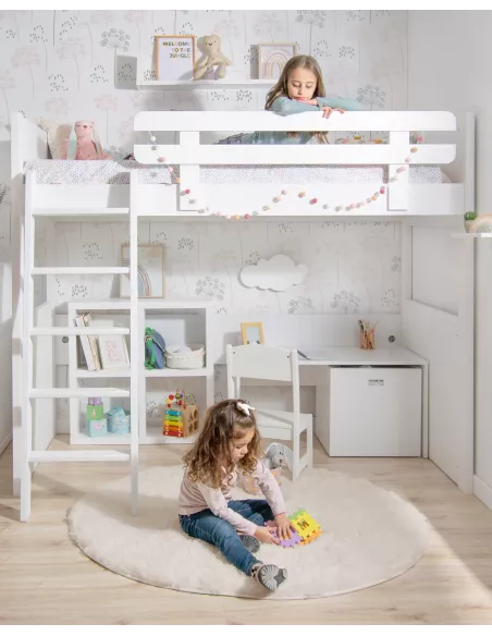 Letto a soppalco Lineare - Consegna gratuita