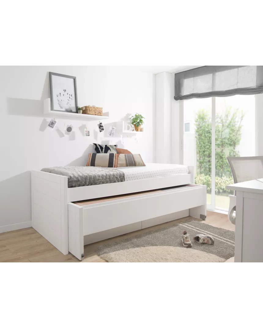 Letto estraibile e cassetti compatto Lineare - Consegna gratuita