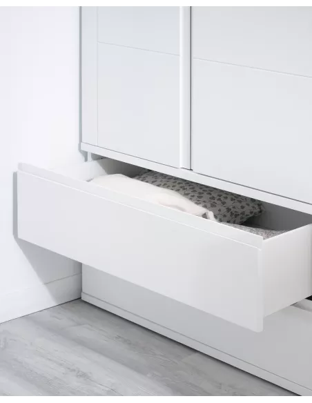 Armadio 2 ante con cassetti per ragazzi Lineare