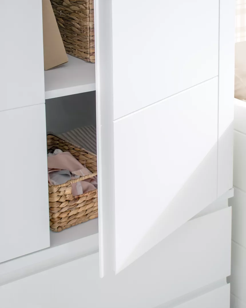 Armadio 2 ante con cassetti per ragazzi Lineare