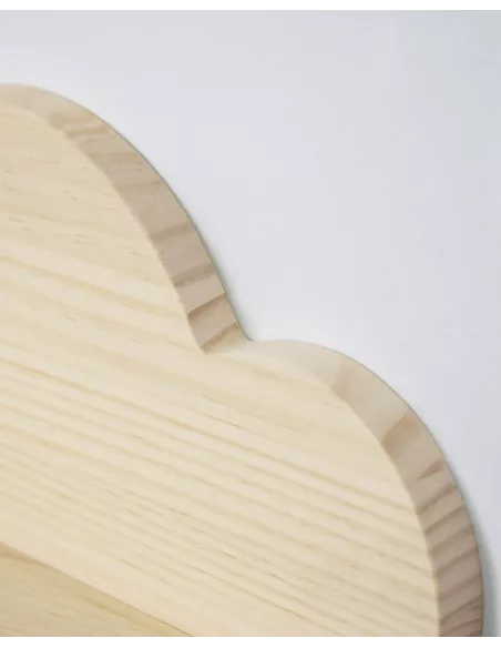 Mensola in legno naturale nuvola- Acquisto sicuro