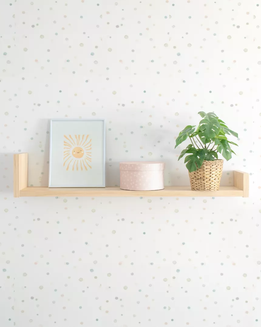 Mensola in legno naturale Lineare - Consegna gratuita