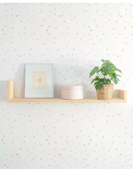 Mensola in legno naturale Lineare - Consegna gratuita