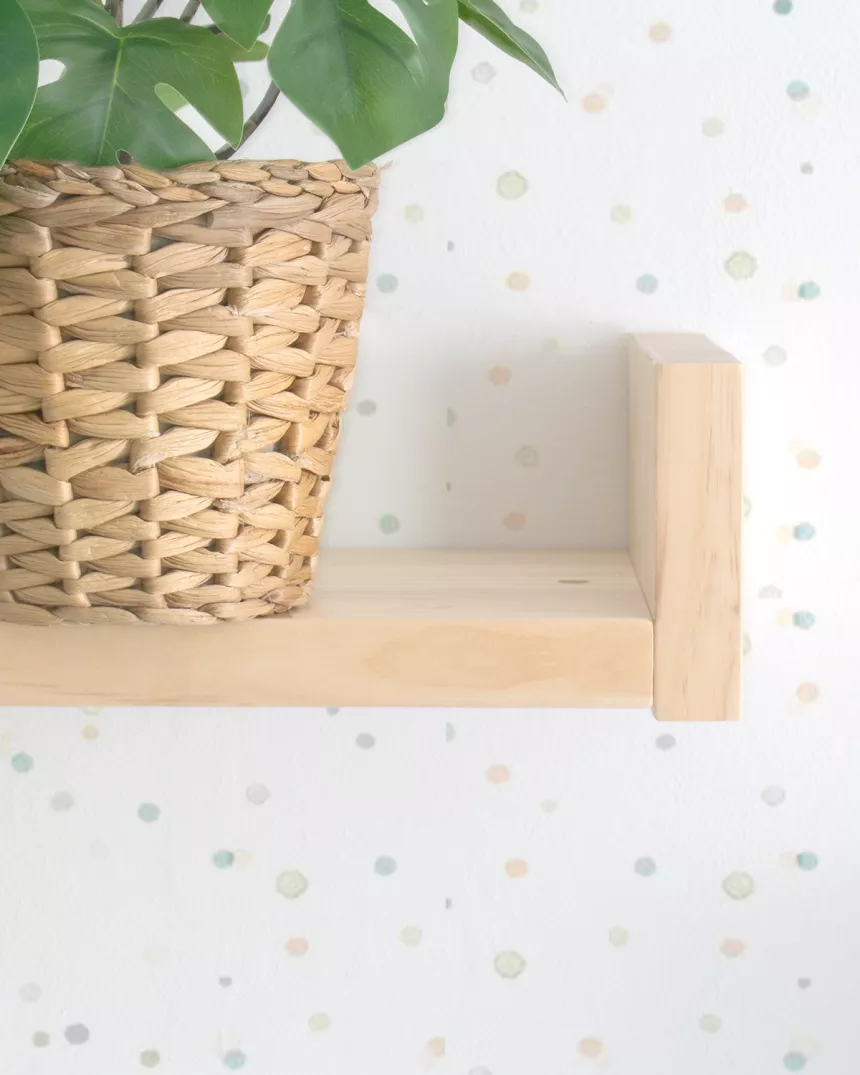 Mensola in legno naturale Lineare - Consegna gratuita