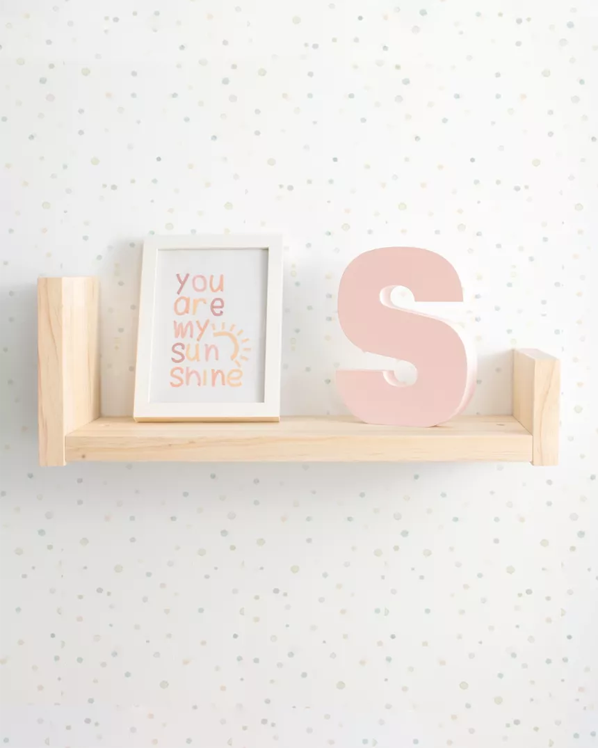 Mensola in legno naturale Lineare - Consegna gratuita