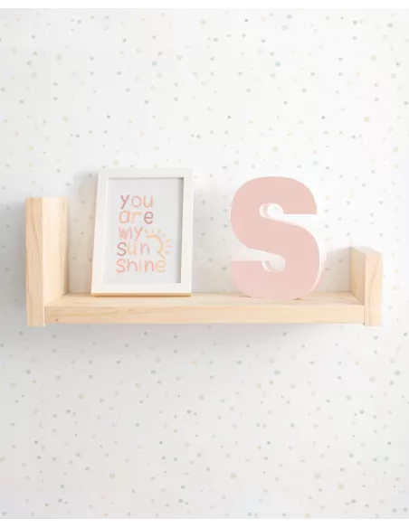 Mensola in legno naturale Lineare - Consegna gratuita