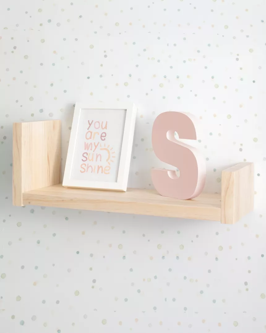 Mensola in legno naturale Lineare - Consegna gratuita