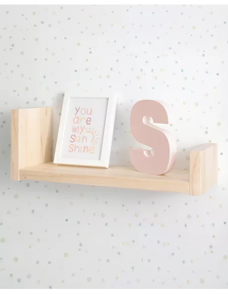 Mensola in legno naturale Lineare - Consegna gratuita