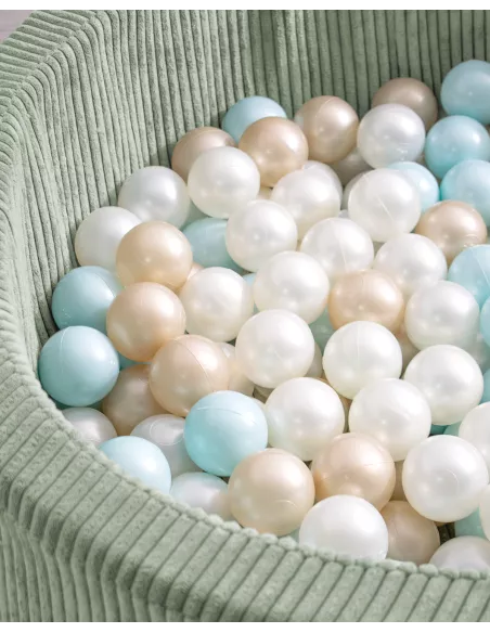 Piscina con palline per bambini verde - Per cameretta o sala giochi