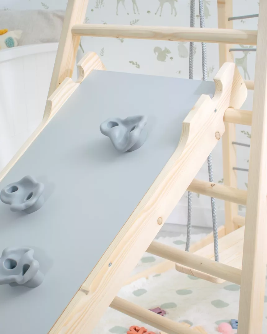 Scivolo Montessori - Rampa da arrampicata per triangolo e torre