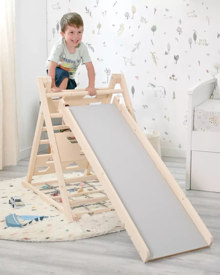 Scivolo Montessori - Rampa da arrampicata per triangolo e torre