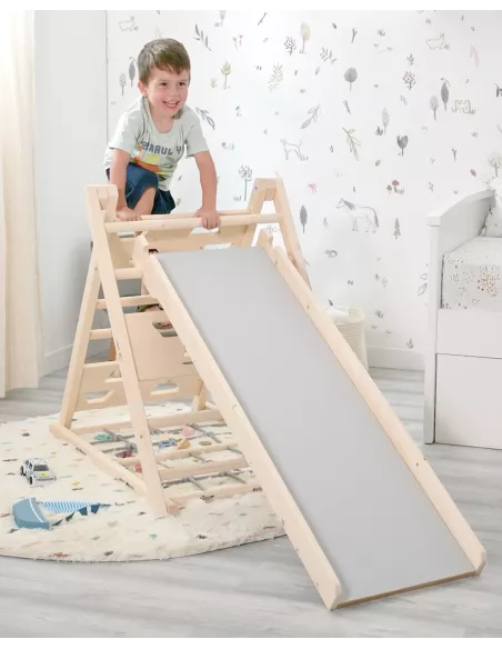 Scivolo Montessori - Rampa da arrampicata per triangolo e torre