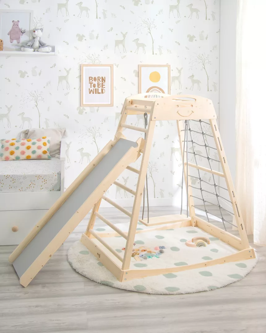 Scivolo Montessori - Rampa da arrampicata per triangolo e torre