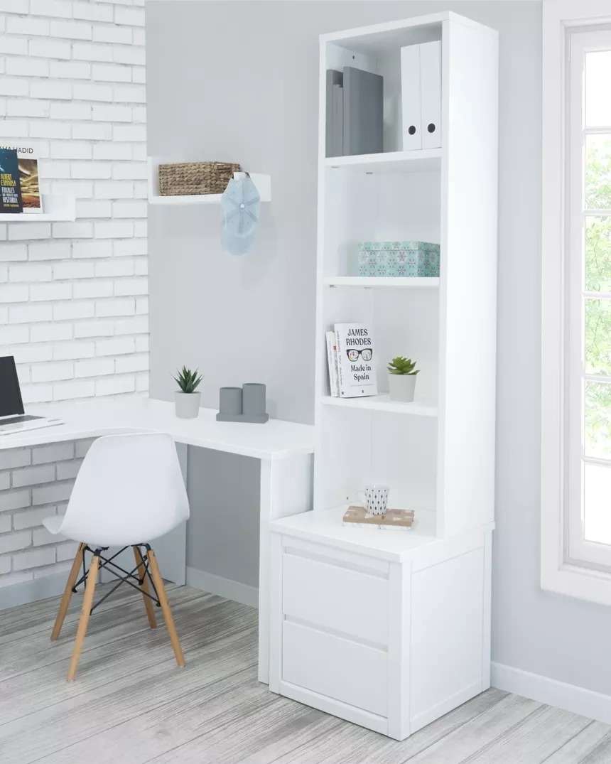 Libreria con cassetti per bambini Lineare - Consegna gratuita