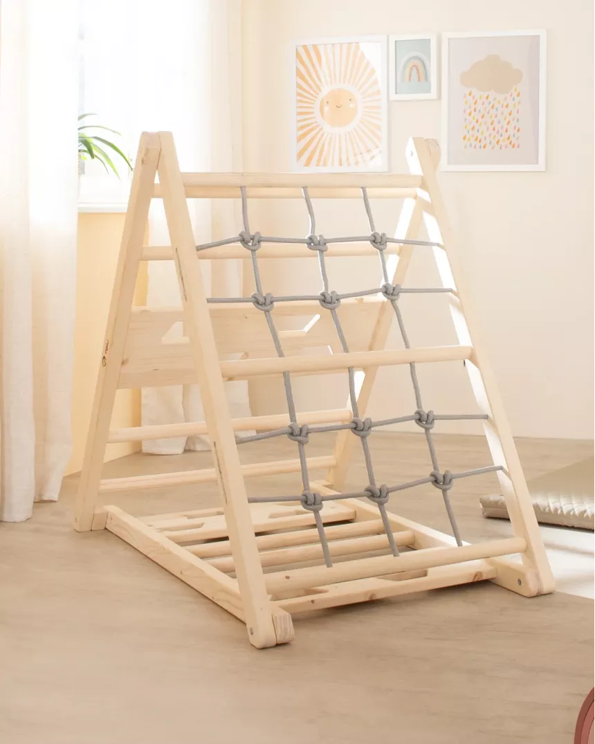 Triangolo da arrampicata Montessori in Legno - Struttura Pikler