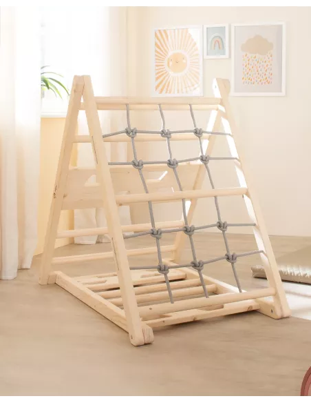 Triangolo da arrampicata Montessori in Legno - Struttura Pikler