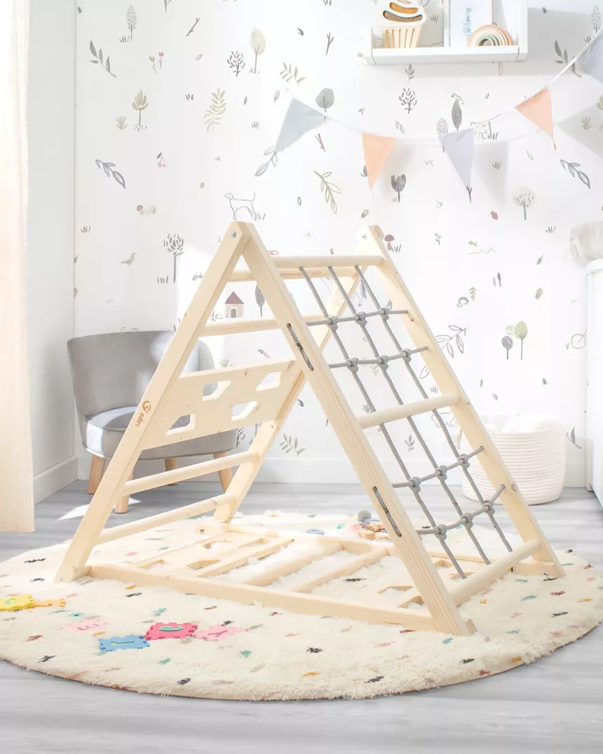 Triangolo da arrampicata Montessori in Legno - Struttura Pikler 2