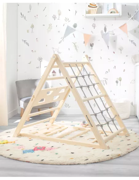 Triangolo da arrampicata Montessori in Legno - Struttura Pikler