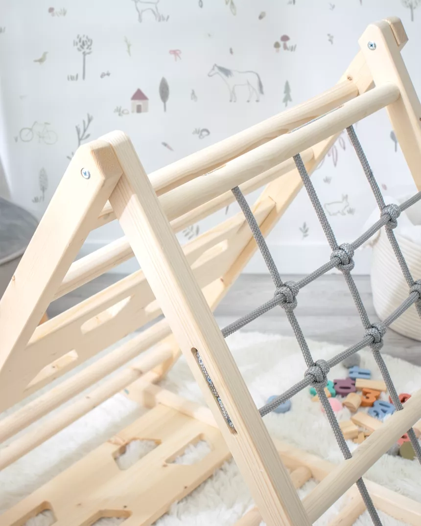 Triangolo da arrampicata Montessori in Legno - Struttura Pikler
