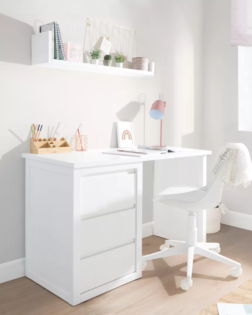 Scrivania con cassettiera per ragazzi -Consegna Gratuita