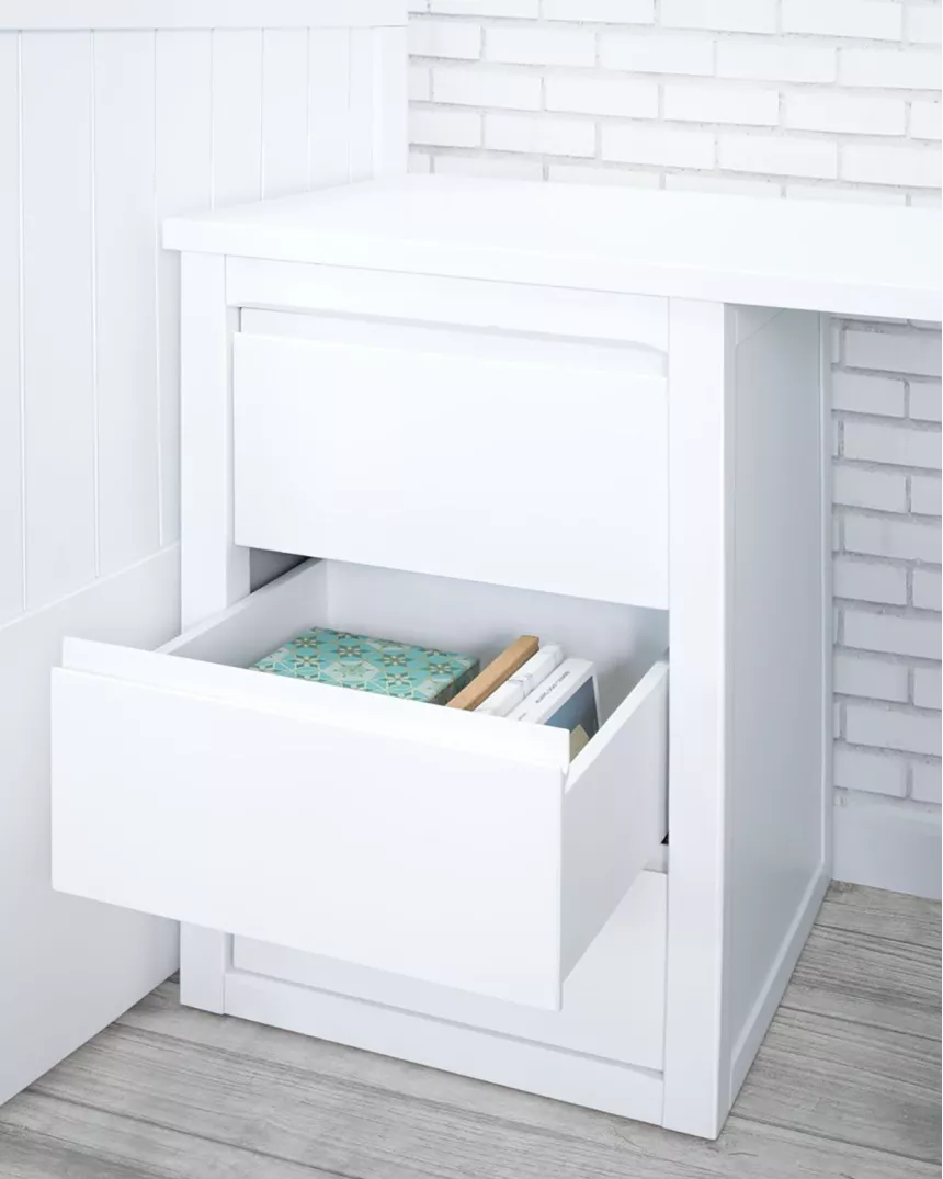 Scrivania con cassettiera per ragazzi -Consegna Gratuita