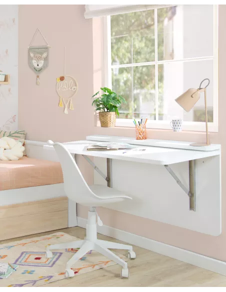 Scrivania a muro pieghevole