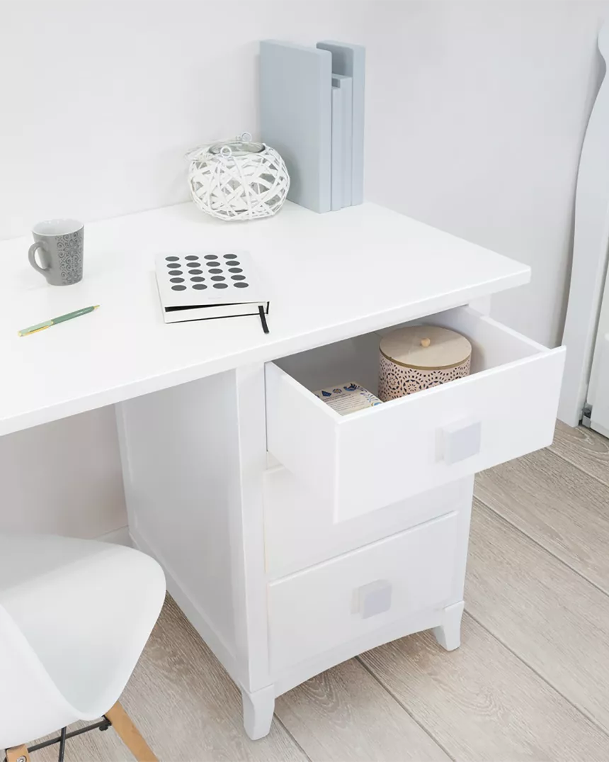 Scrivania con comodino - Consegna gratuita