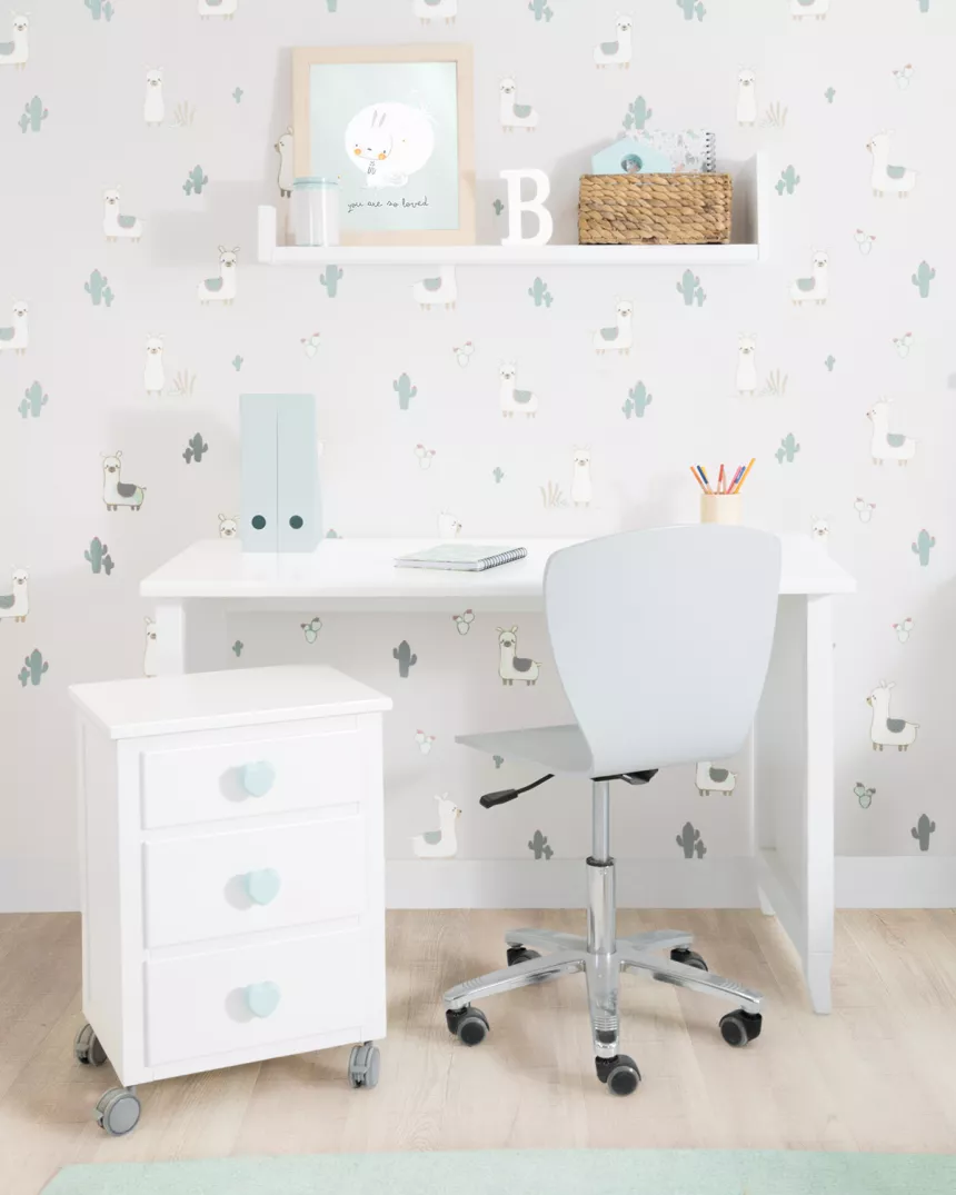 Scrivania per bambini bianca - Consegna gratuita