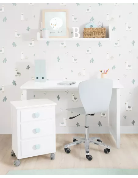 Scrivania per bambini bianca - Consegna gratuita