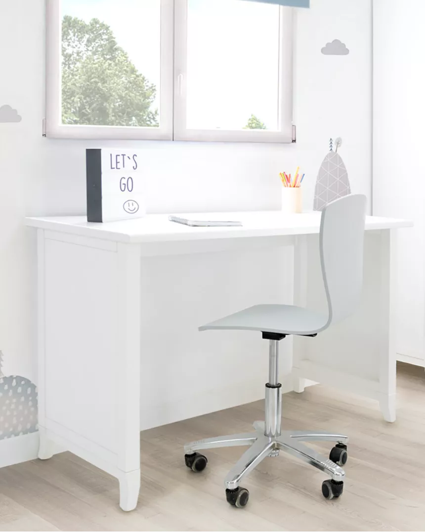 Scrivania per bambini bianca - Consegna gratuita