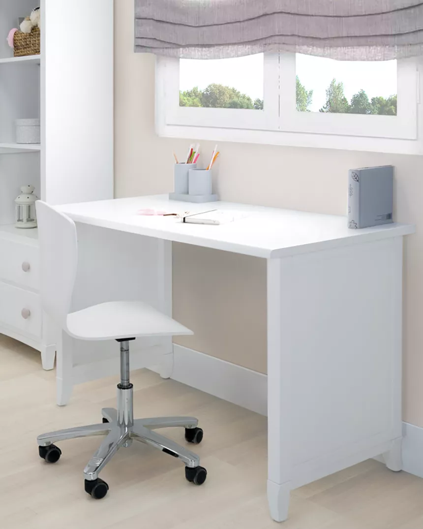 Scrivania per bambini bianca - Consegna gratuita