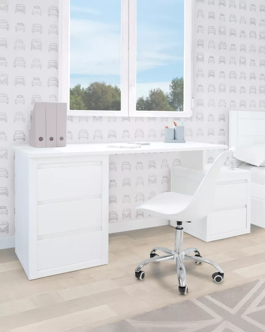 Scrivania con due cassetiere per ragazzi- Consegna gratuita 2