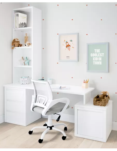 Scrivania con due cassetiere per ragazzi- Consegna gratuita