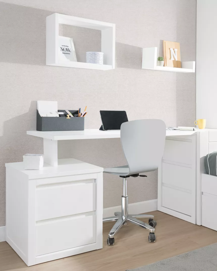 scrivania con cassettiera-consegna gratuita