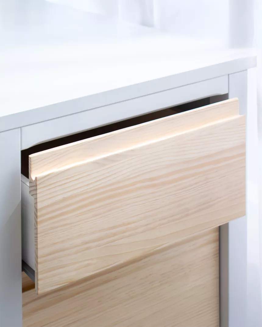 Cassettiera Imbottita Lineare Nordica - Consegna gratuita 2