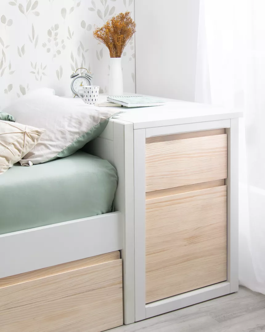 Cassettiera Imbottita Lineare Nordica - Consegna gratuita