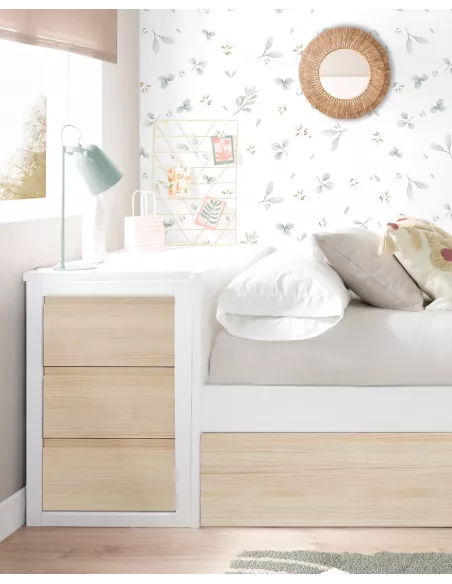 Cassettiera Imbottita Lineare Nordica - Consegna gratuita