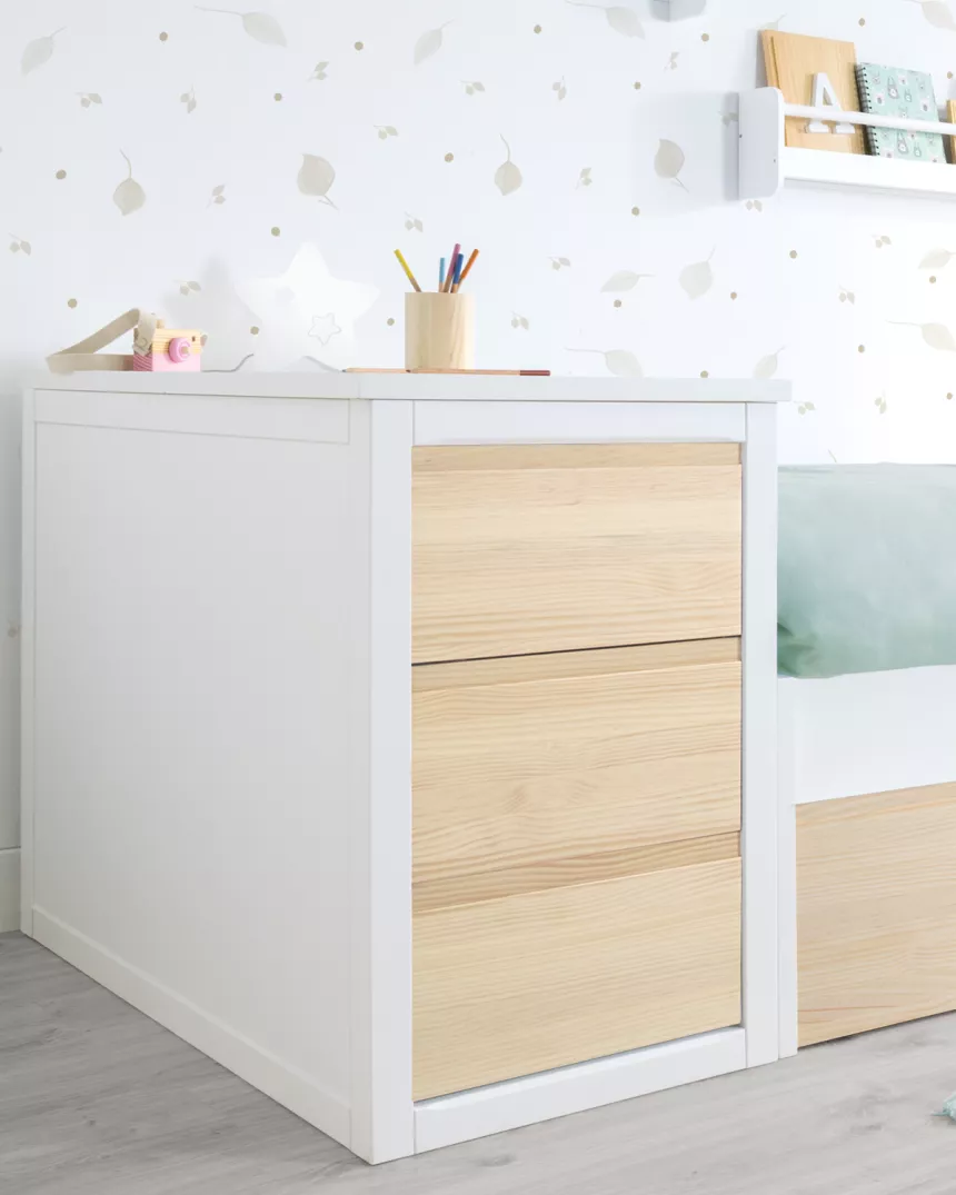 Cassettiera Imbottita Lineare Nordica - Consegna gratuita