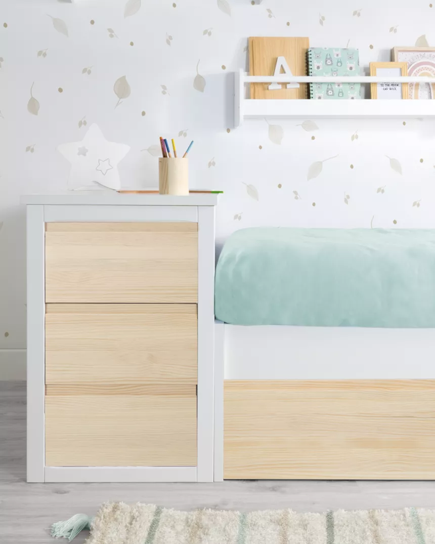 Cassettiera Imbottita Lineare Nordica - Consegna gratuita