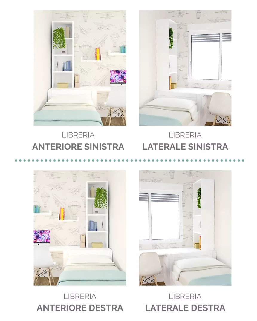 libreria per scrivania-consegna gratuita