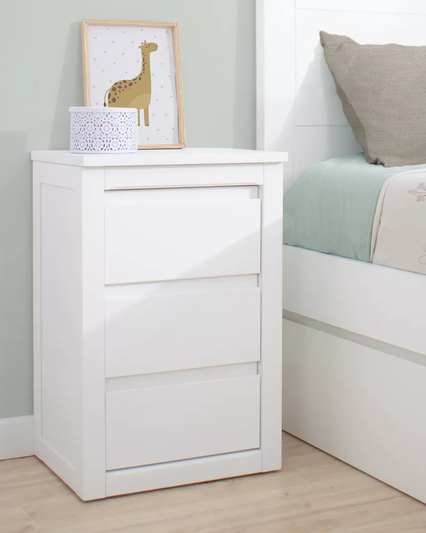 Comodino 3 cassetti Lineare - Consegna gratuita 2