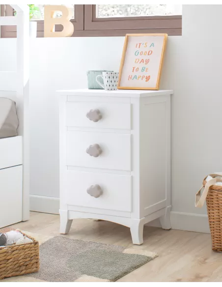 Comodino con cassetti - Consegna gratuita